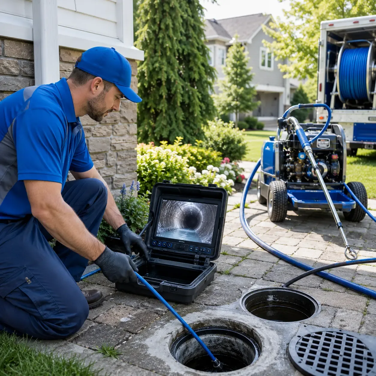 Outdoor drain cleaning professionals serving Clinton, AR